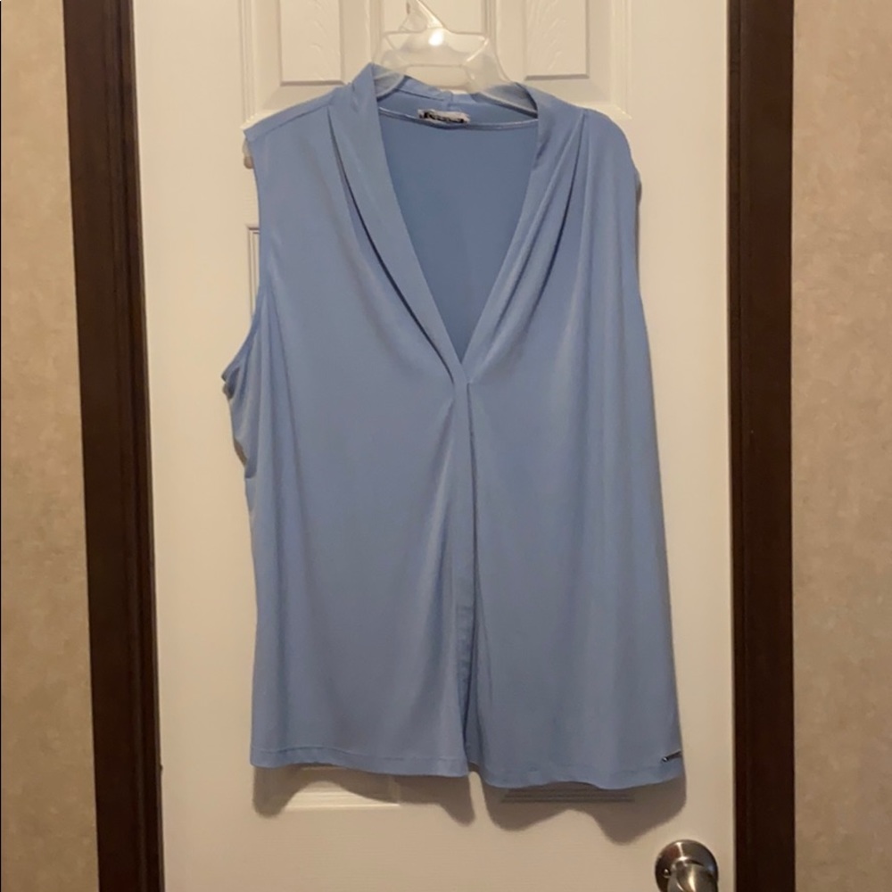 🖤💕Sky Blue Calvin Klein Sleeveless Blouse